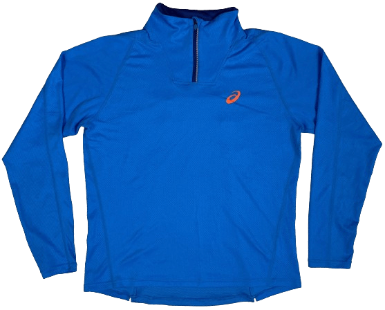 Pull Manches Longues Asics Bleu