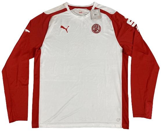 Pull Manches Longues Rot Weiss Essen Blanc