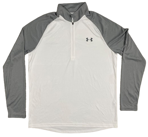 Pull Manches Longues Under Armour Blanc et Gris
