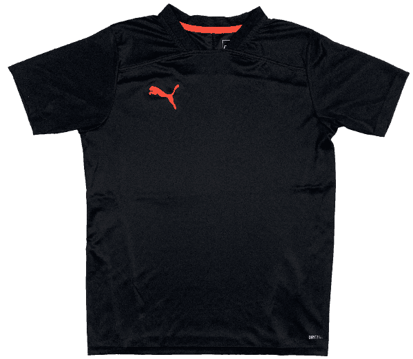 T Shirt Puma Noir et Orange