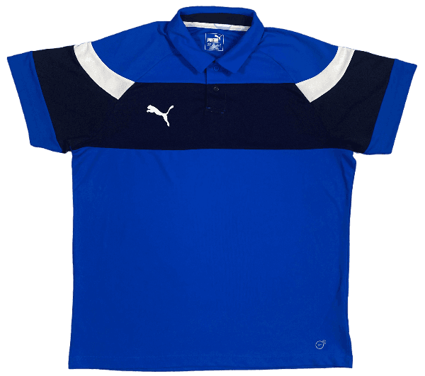 T Shirt Puma Bleu Marine Bleu et Blanc