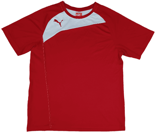 T Shirt Puma Rouge et Blanc