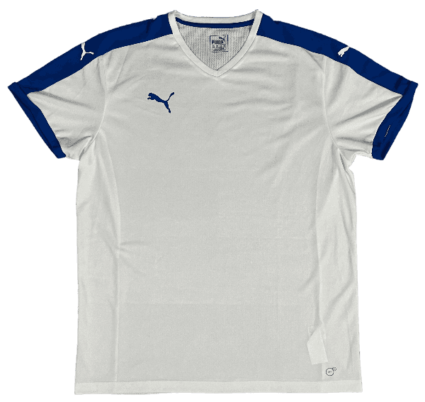 T Shirt Puma Blanc et Bleu Ciel