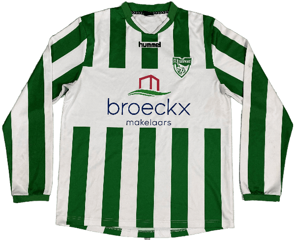 Maillot Manches Longues Blanc et Vert