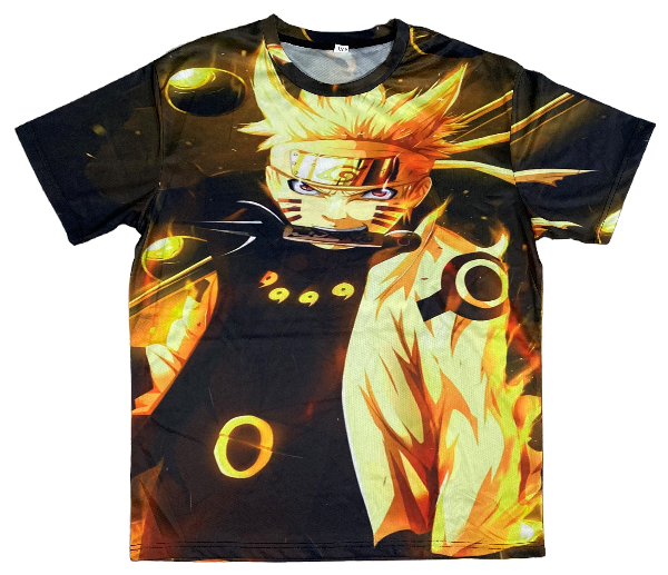 T Shirt Naruto Marron et Jaune