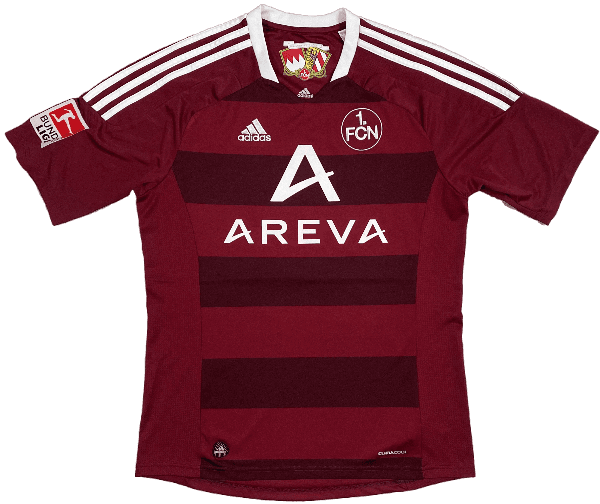 Maillot Nuremberg 2011 - 2012 Rouge Bordeaux "Pinola""