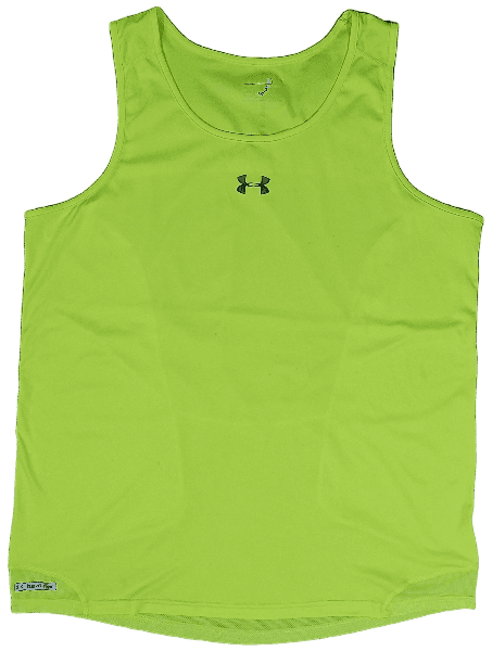 Sans Manches Under Armour Vert Fluo