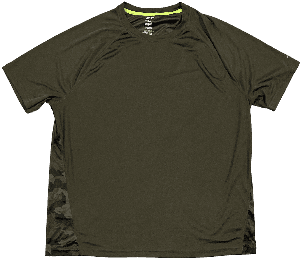 T Shirt Athletic Vert Militaire Beruilé