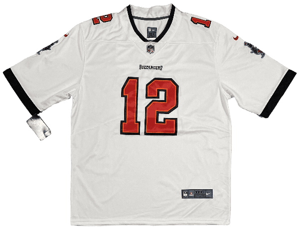 T Shirt Buccaneers " Blanc et Noir "Tom Brady"