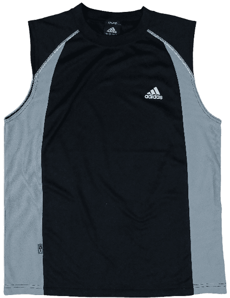 Sans Manches Adidas Noir et Gris