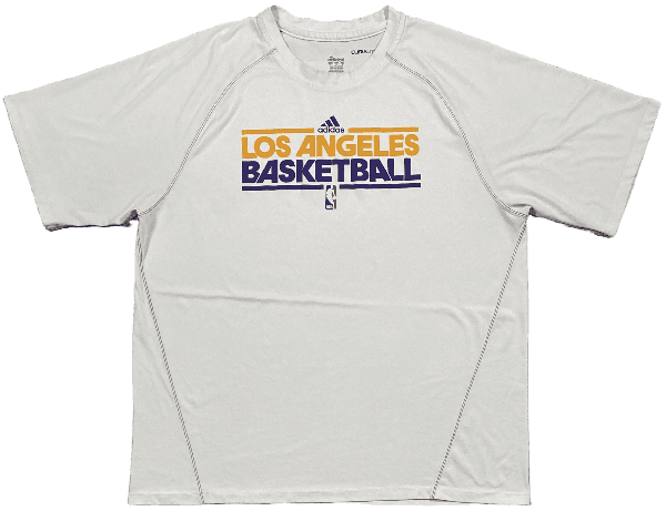 T Shirt Adidas Los Angeles Lakers Blanc