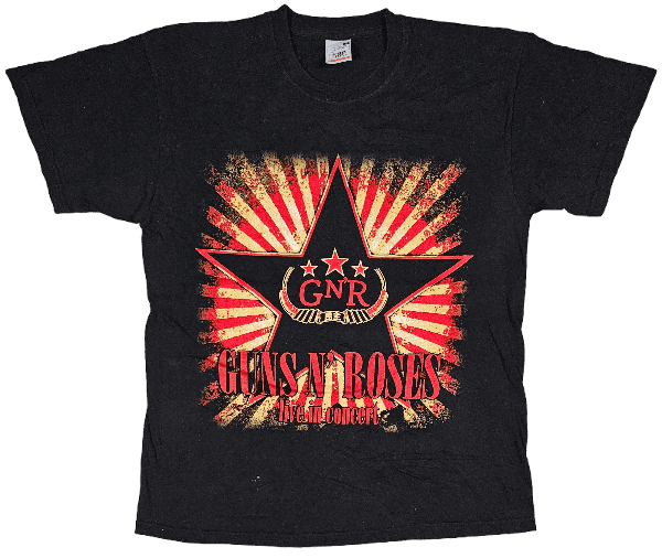 T Shirt Guns N Roses Noir et Rouge