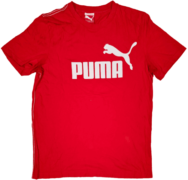 T Shirt Puma Rouge et Blanc