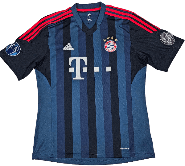 Maillot Bayern Munich 2013/14 Bleu Et Rouge Sans Flocage