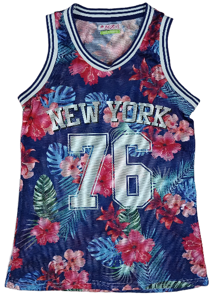 Sans Manches New York "76" Fleuri