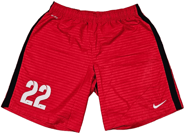 Short Nike Rouge et Noir "22"