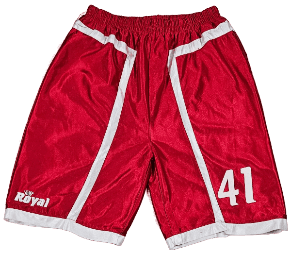 Short Rouge et Blanc Double Face 41