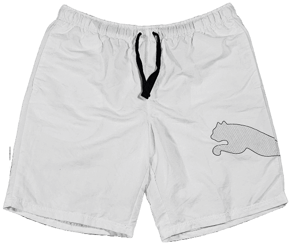 Short Puma Blanc et Noir