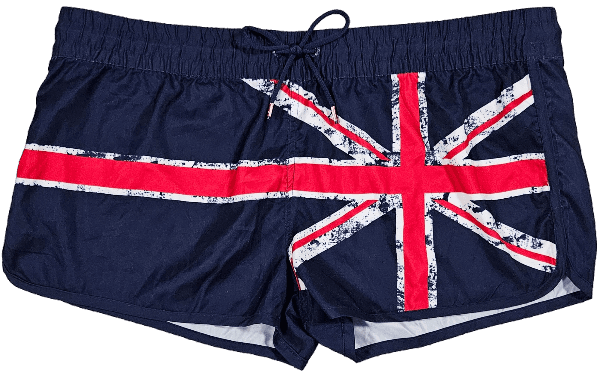 Short Angleterre Bleu Rouge et Blanc