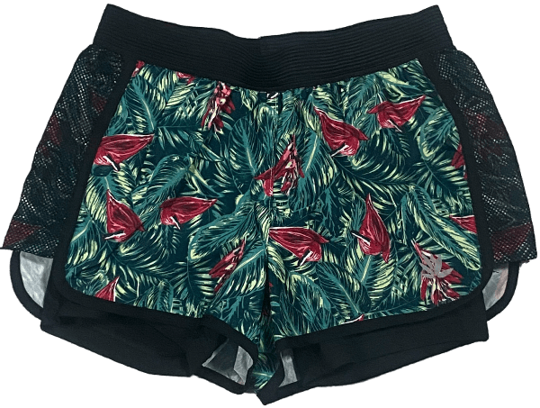 Short Crivit Hawaii Vert et Rose