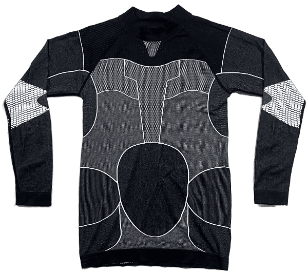 Pull Manches Longues Noir et Gris Homme