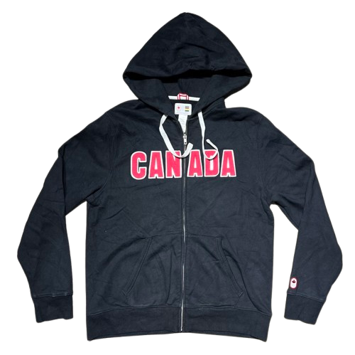 Capuche Noir et Rouge "Canada"