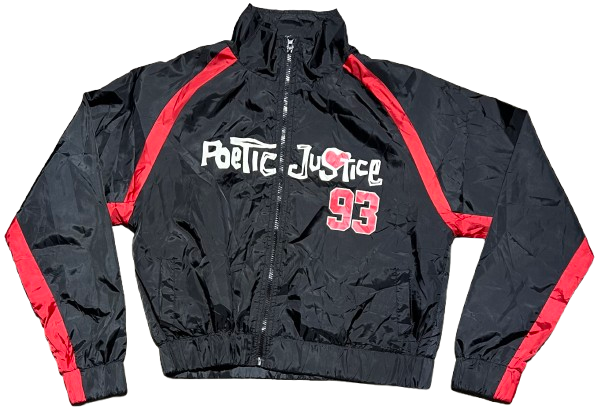 Veste Poetic Justice Noire et Rouge "2 Pac"