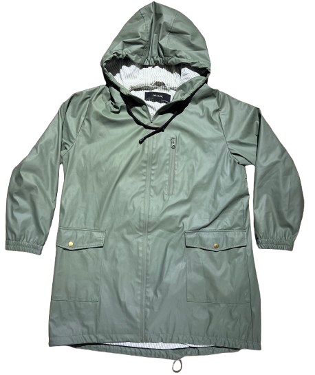 Veste Manteau Zara Vert Militaire