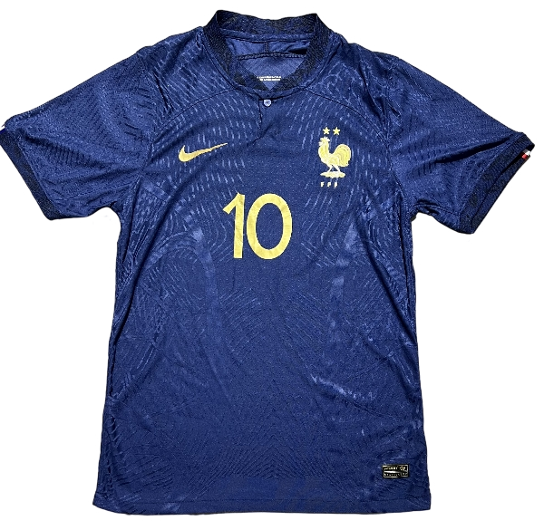 Maillot Nike France Coupe du Monde 2022 "Kylian Mbappe" Bleu