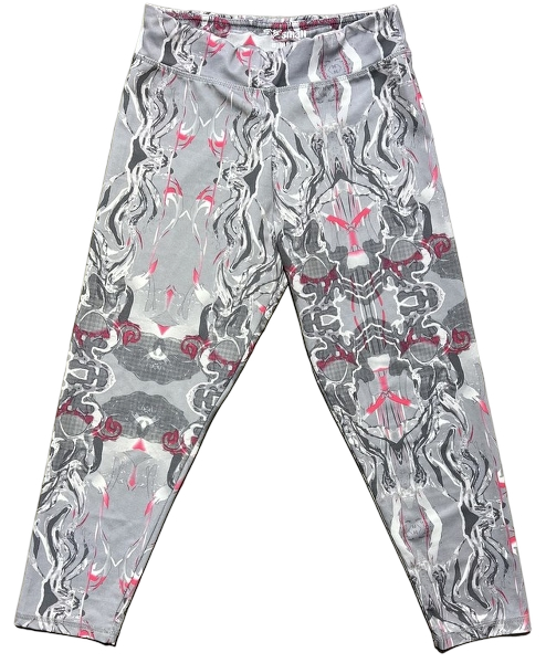 Legging Gris et Rose