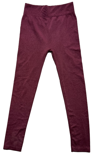 Legging Rouge Bordeau