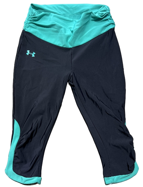 Legging Under Armour Gris et Bleu Turquoise