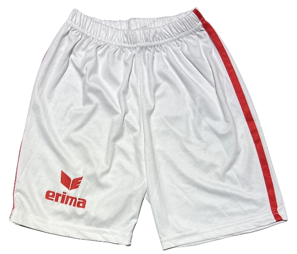 Short Erima Blanc et Rouge