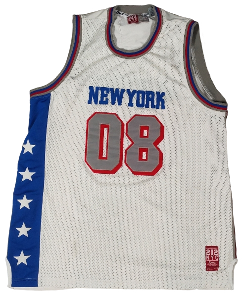 Jersey New York Blanc