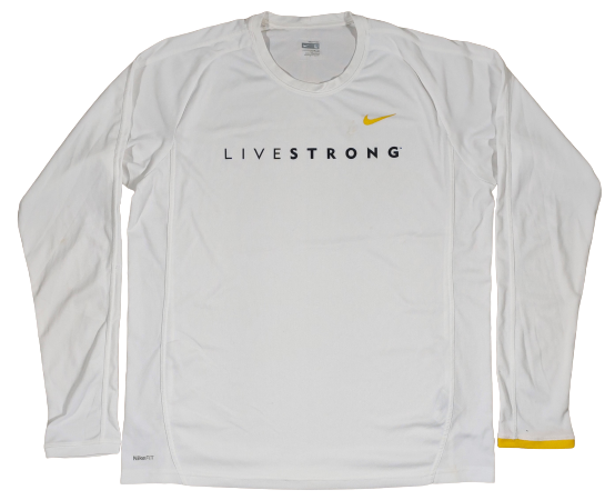 Pull Manches Longues Nike Blanc Live Strong