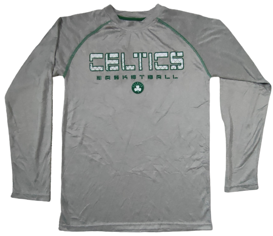 Pull Manches Longues Boston Celtics Gris