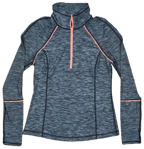 Pull Manches Longues Gris et Orange